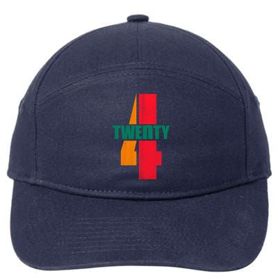 Twenty Four 24 Spoof Birthday Logo 7-Panel Snapback Hat