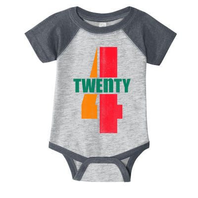 Twenty Four 24 Spoof Birthday Logo Infant Baby Jersey Bodysuit