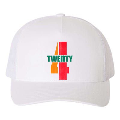 Twenty Four 24 Spoof Birthday Logo Yupoong Adult 5-Panel Trucker Hat