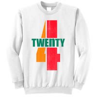 Twenty Four 24 Spoof Birthday Logo Sweatshirt