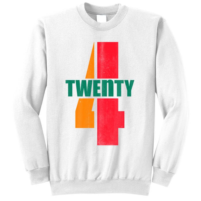 Twenty Four 24 Spoof Birthday Logo Sweatshirt