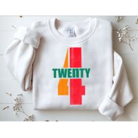 Twenty Four 24 Spoof Birthday Logo Sweatshirt