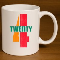 Twenty Four 24 Spoof Birthday Logo 11oz C Handle Ceramic Mug