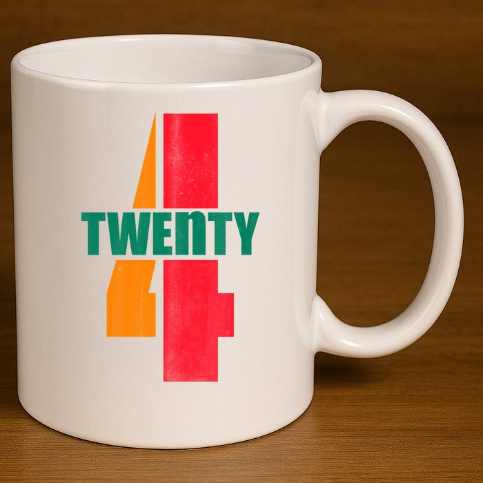 Twenty Four 24 Spoof Birthday Logo 11oz C Handle Ceramic Mug