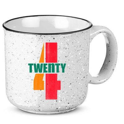 Twenty Four 24 Spoof Birthday Logo 15oz Campfire Ceramic Mug