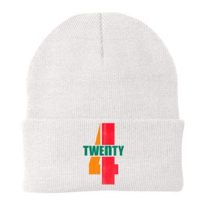 Twenty Four 24 Spoof Birthday Logo Knit Cap Winter Beanie