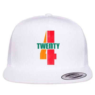 Twenty Four 24 Spoof Birthday Logo Flat Bill Trucker Hat