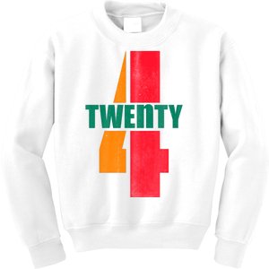 Twenty Four 24 Spoof Birthday Logo Kids Sweatshirt