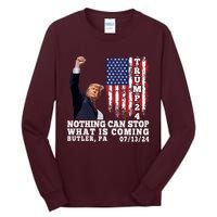 Trump Fight 2024 Butler Pennsylvania Assasination Attempt Tall Long Sleeve T-Shirt