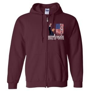 Trump Fight 2024 Butler Pennsylvania Assasination Attempt Full Zip Hoodie