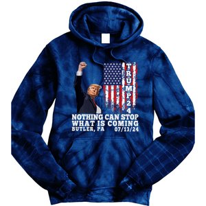 Trump Fight 2024 Butler Pennsylvania Assasination Attempt Tie Dye Hoodie