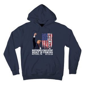 Trump Fight 2024 Butler Pennsylvania Assasination Attempt Tall Hoodie