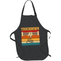 Touchdown Funny 3d Printing Retro 3d Printer Full-Length Apron With Pockets
