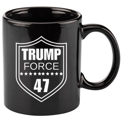 Trump Force 47 Ultra Maga More Than Ever Never Surrender Usa 11oz C Handle Ceramic Mug