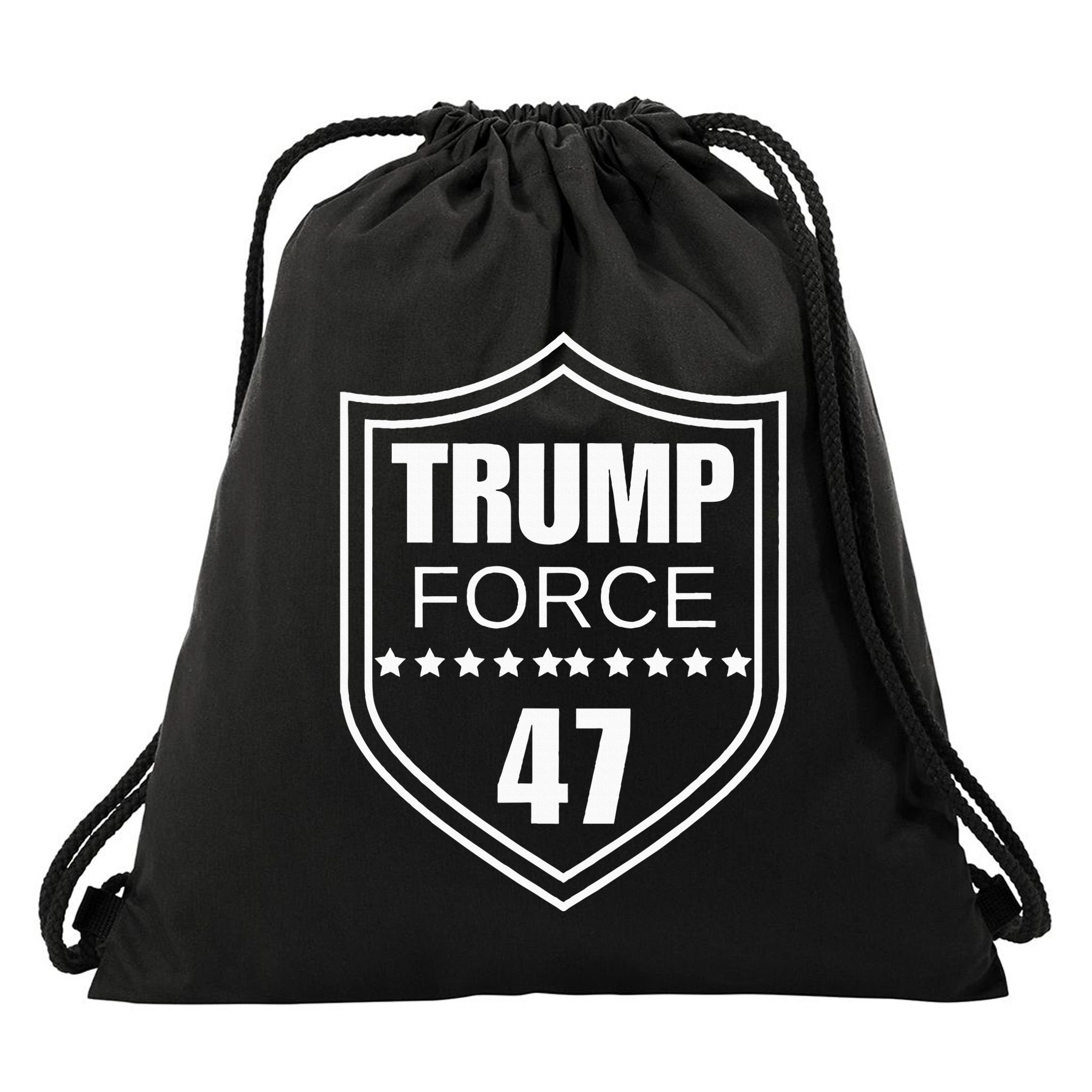 Trump Force 47 Ultra Maga More Than Ever Never Surrender Usa Drawstring Bag