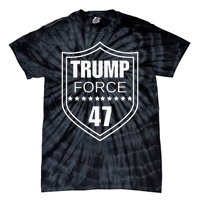 Trump Force 47 Ultra Maga More Than Ever Never Surrender Usa Tie-Dye T-Shirt