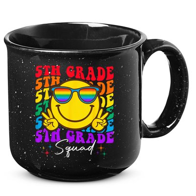 Team Fifth 5th Grade Squad Teacher Boy Girls Back To School 15oz Campfire Ceramic Mug