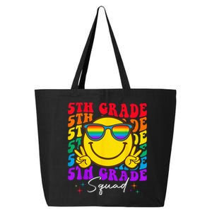 Team Fifth 5th Grade Squad Teacher Boy Girls Back To School 25L Jumbo Tote