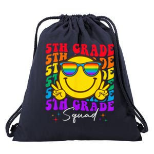 Team Fifth 5th Grade Squad Teacher Boy Girls Back To School Drawstring Bag