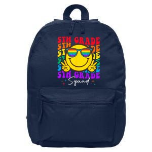 Team Fifth 5th Grade Squad Teacher Boy Girls Back To School 16 in Basic Backpack