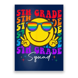 Team Fifth 5th Grade Squad Teacher Boy Girls Back To School Poster