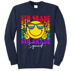 Team Fifth 5th Grade Squad Teacher Boy Girls Back To School Tall Sweatshirt