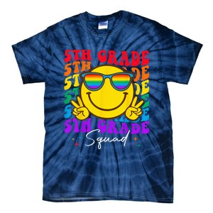 Team Fifth 5th Grade Squad Teacher Boy Girls Back To School Tie-Dye T-Shirt