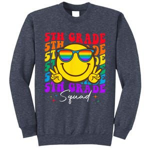 Team Fifth 5th Grade Squad Teacher Boy Girls Back To School Sweatshirt