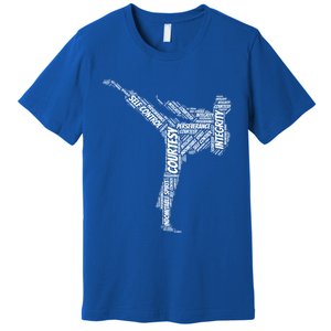 Taekwondo Fighter 5 Tenets Of Tkd Martial Arts Gift Premium T-Shirt