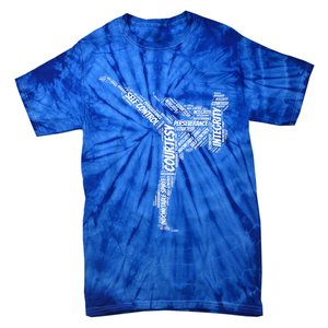 Taekwondo Fighter 5 Tenets Of Tkd Martial Arts Gift Tie-Dye T-Shirt