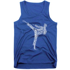 Taekwondo Fighter 5 Tenets Of Tkd Martial Arts Gift Tank Top