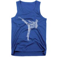 Taekwondo Fighter 5 Tenets Of Tkd Martial Arts Gift Tank Top