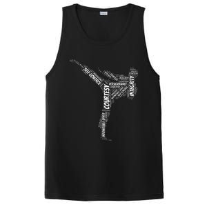 Taekwondo Fighter 5 Tenets Of Tkd Martial Arts PosiCharge Competitor Tank