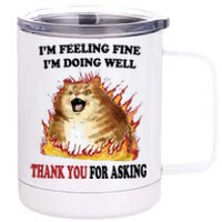 Ty For Asking 12 oz Stainless Steel Tumbler Cup