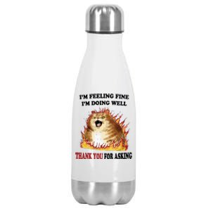 Ty For Asking Stainless Steel Insulated Water Bottle