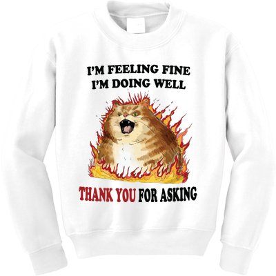 Ty For Asking Kids Sweatshirt