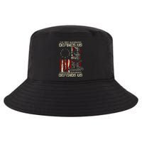 The First Amendment Defines Us American Flag Cool Comfort Performance Bucket Hat