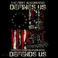 The First Amendment Defines Us American Flag Toddler Sweatshirt