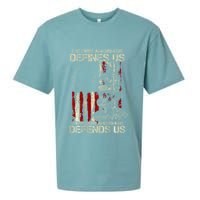 The First Amendment Defines Us American Flag Sueded Cloud Jersey T-Shirt