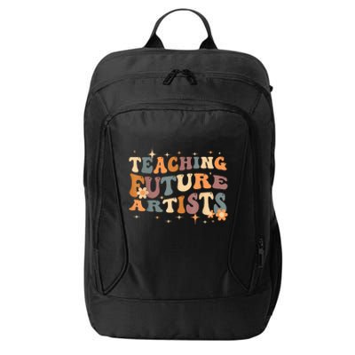 Teaching Future Artists Retro Teacher Students City Backpack