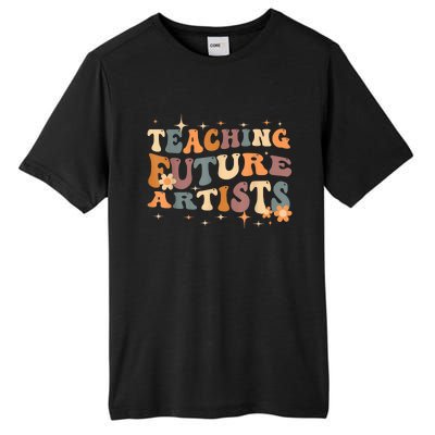 Teaching Future Artists Retro Teacher Students Tall Fusion ChromaSoft Performance T-Shirt