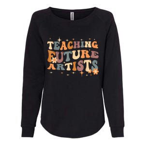 Teaching Future Artists Retro Teacher Students Womens California Wash Sweatshirt