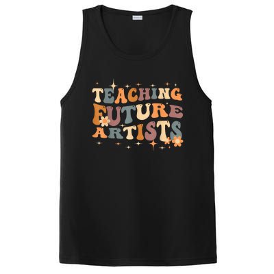 Teaching Future Artists Retro Teacher Students PosiCharge Competitor Tank