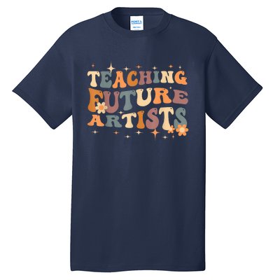 Teaching Future Artists Retro Teacher Students Tall T-Shirt