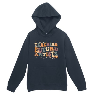 Teaching Future Artists Retro Teacher Students Urban Pullover Hoodie