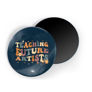 Teaching Future Artists Retro Teacher Students Magnet