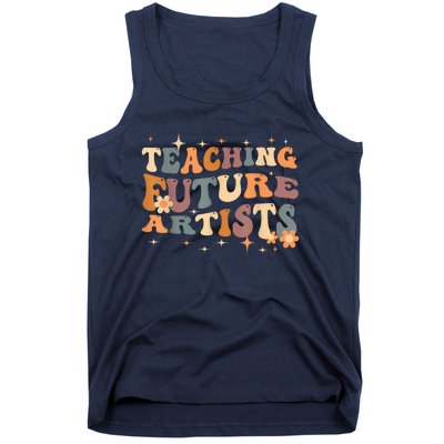 Teaching Future Artists Retro Teacher Students Tank Top