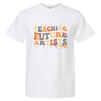 Teaching Future Artists Retro Teacher Students Garment-Dyed Heavyweight T-Shirt