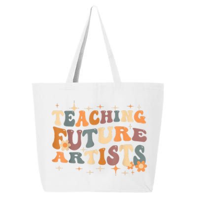 Teaching Future Artists Retro Teacher Students 25L Jumbo Tote