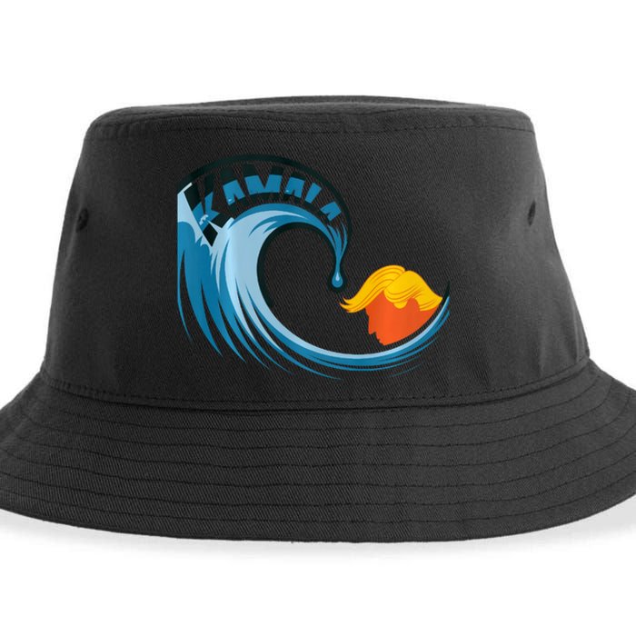 Tidal Force Anti Trump KamalaS Impact Sustainable Bucket Hat